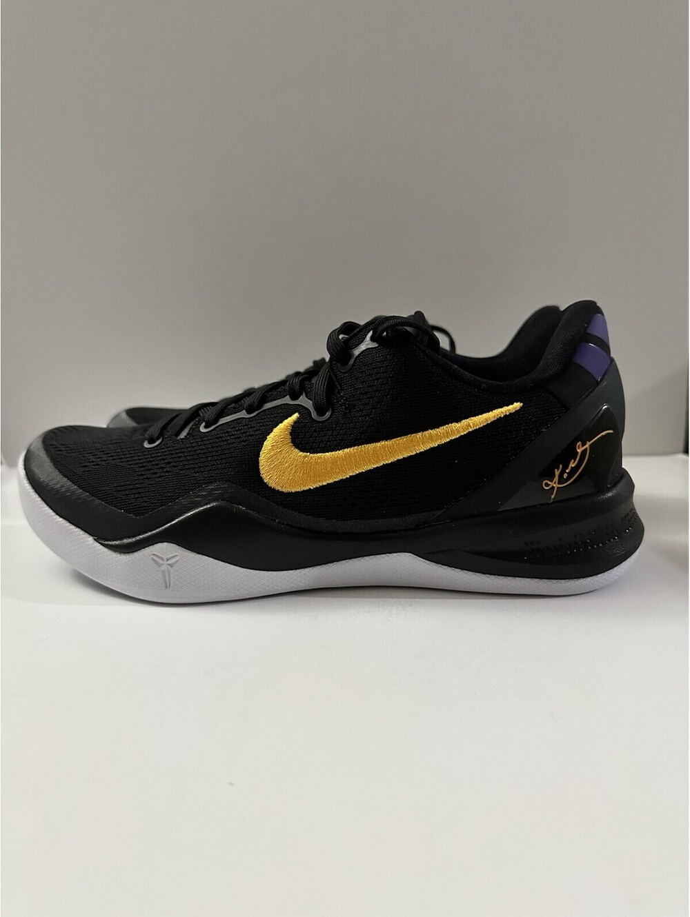 Nike Kobe 8 Protro Lakers Away Men’s Size 7 Basketball Shoes HF9650-001 New